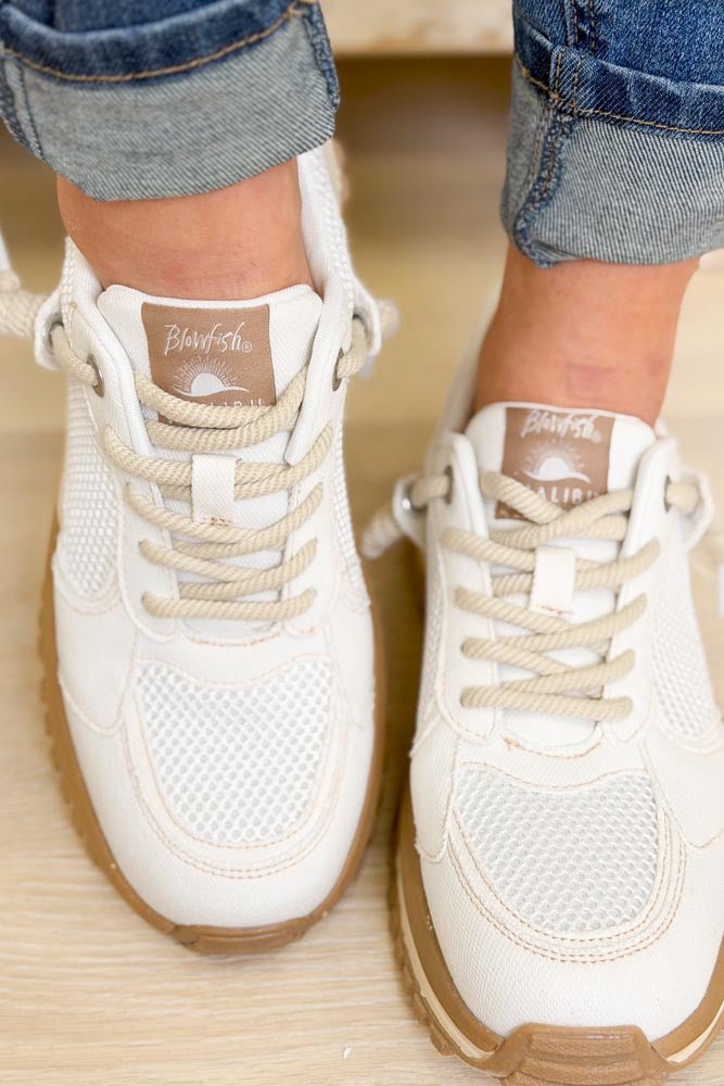 Blowfish Leotina Sneakers - White - By Alexa Rae