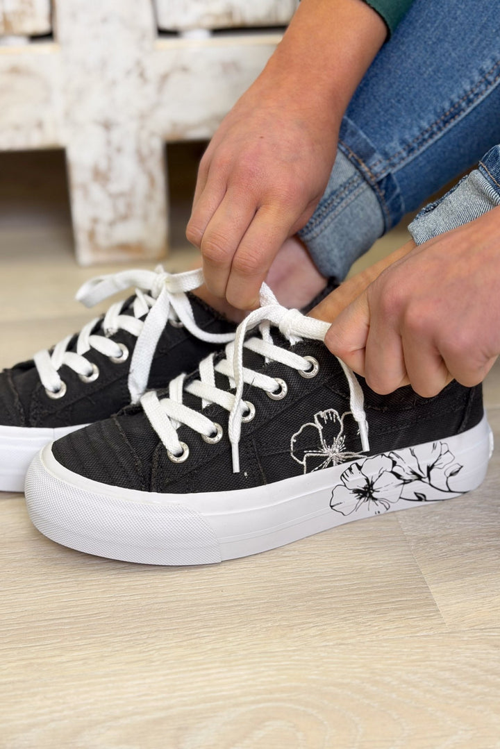 Blowfish Sadie Sun Sneakers - Black - By Alexa Rae