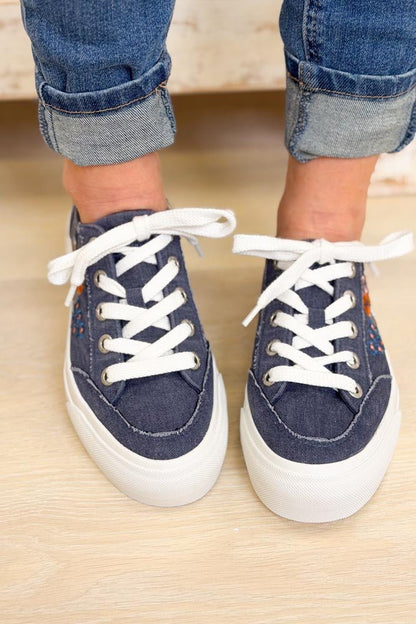 Blowfish Sadie Sun Sneakers - Navy - By Alexa Rae