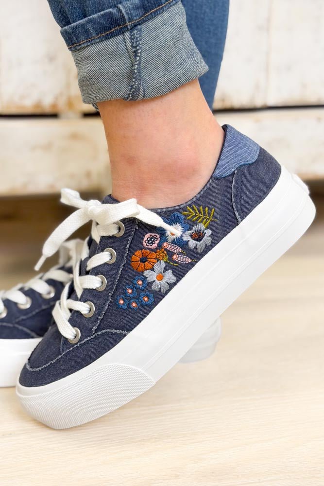 Blowfish Sadie Sun Sneakers - Navy - By Alexa Rae