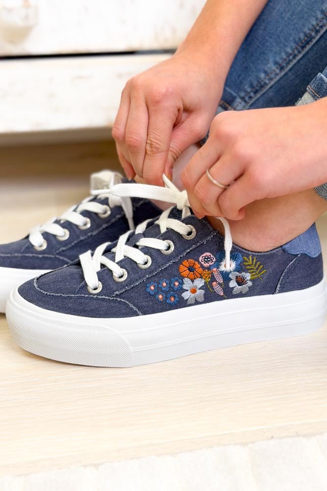 Blowfish Sadie Sun Sneakers - Navy - By Alexa Rae