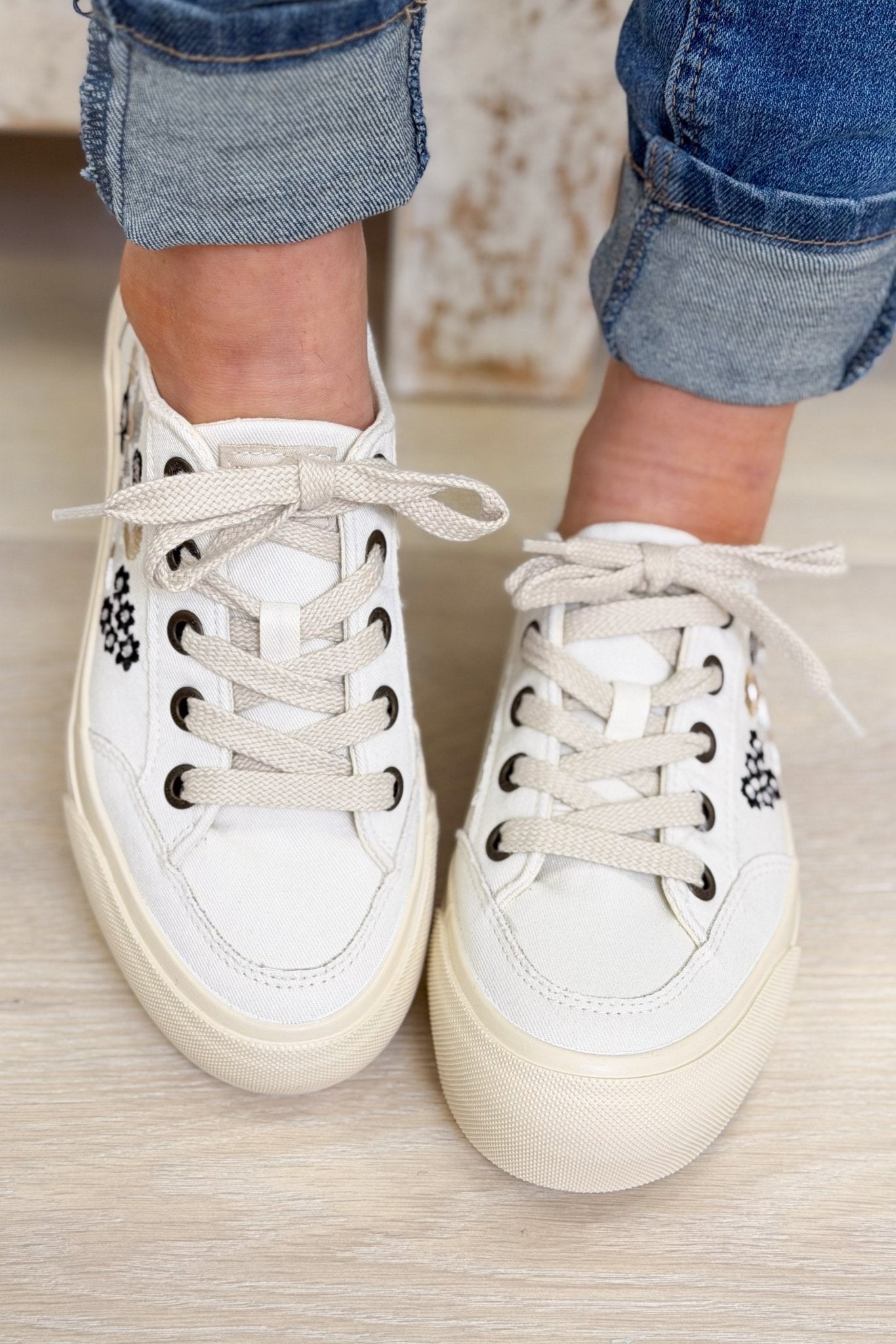 Blowfish Sadie Sun Sneakers - White - By Alexa Rae