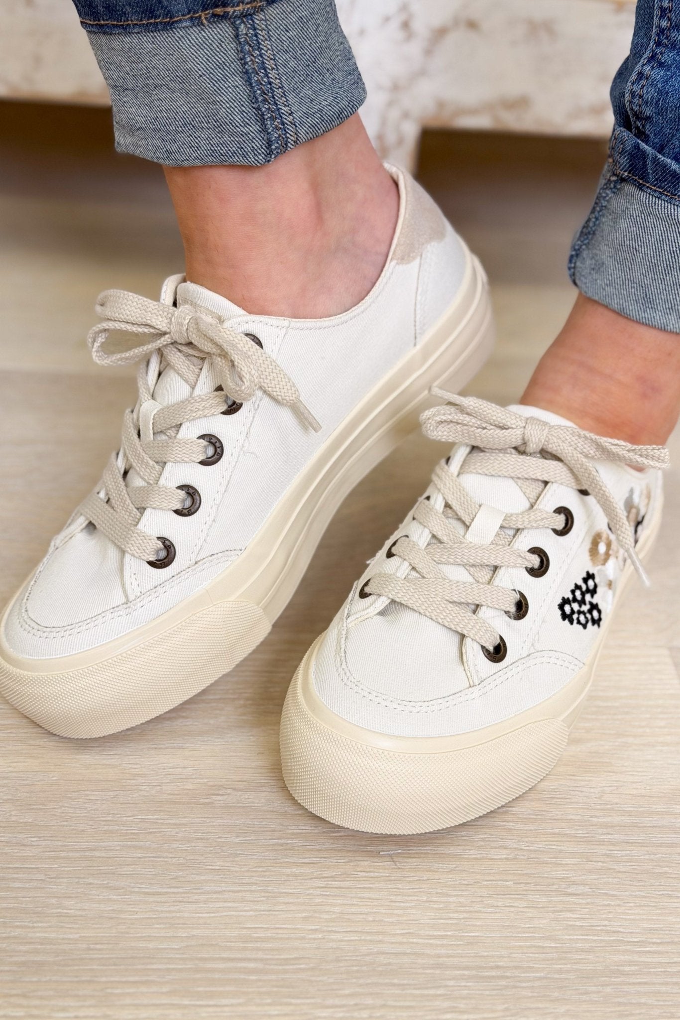 Blowfish Sadie Sun Sneakers - White - By Alexa Rae