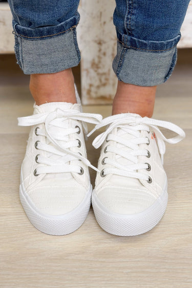 Blowfish Very Sadie Sneakers - White - By Alexa Rae
