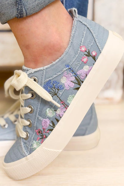 Blowfish Vivid Sneakers - Sky Blue - By Alexa Rae