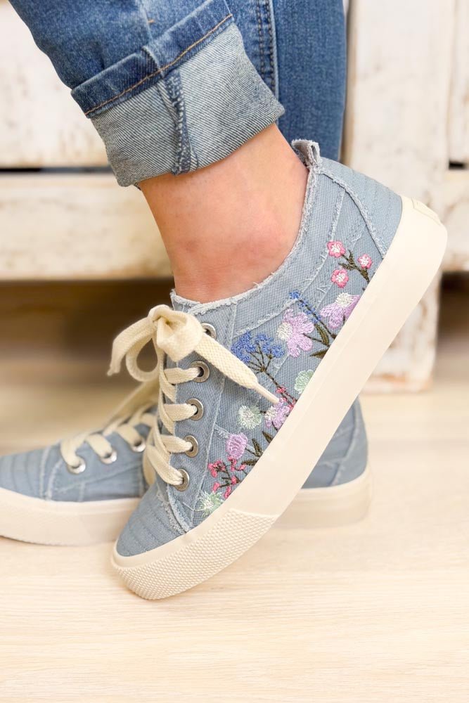 Blowfish Vivid Sneakers - Sky Blue - By Alexa Rae
