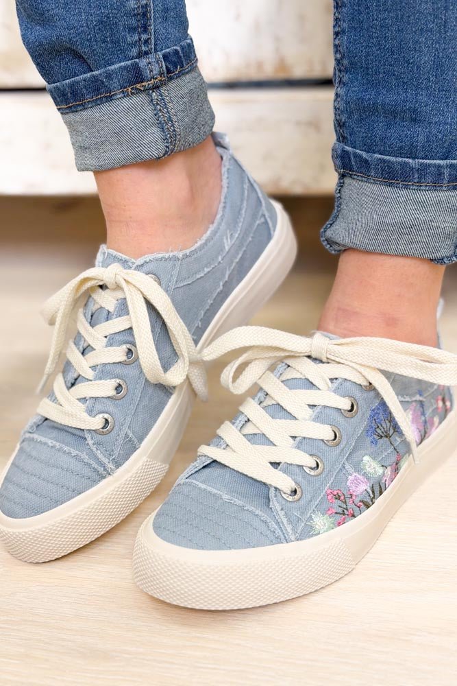 Blowfish Vivid Sneakers - Sky Blue - By Alexa Rae