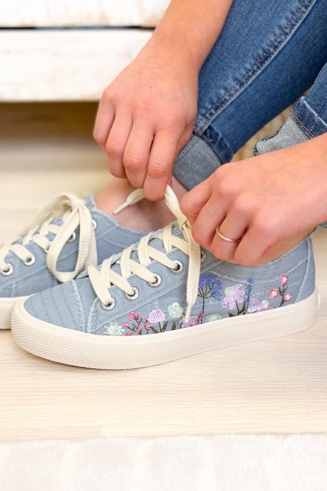 Blowfish Vivid Sneakers - Sky Blue - By Alexa Rae