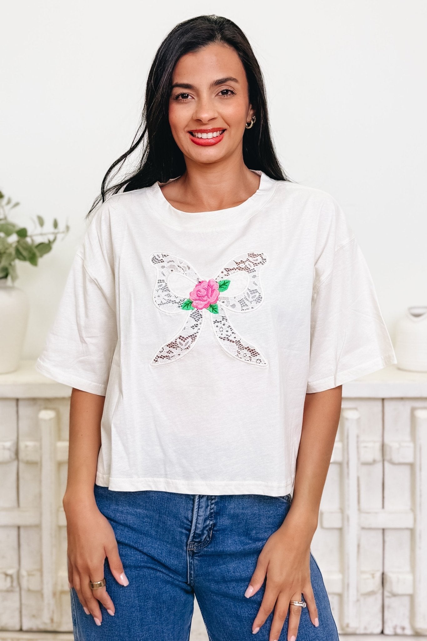 Bow in Bloom Top - By Alexa Rae