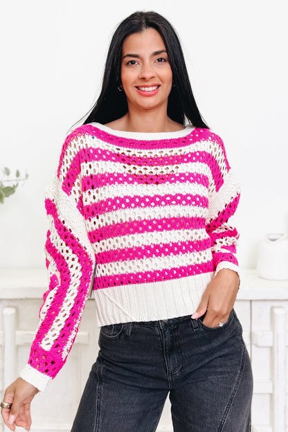 Breathe It In Sweater Top - By Alexa Rae
