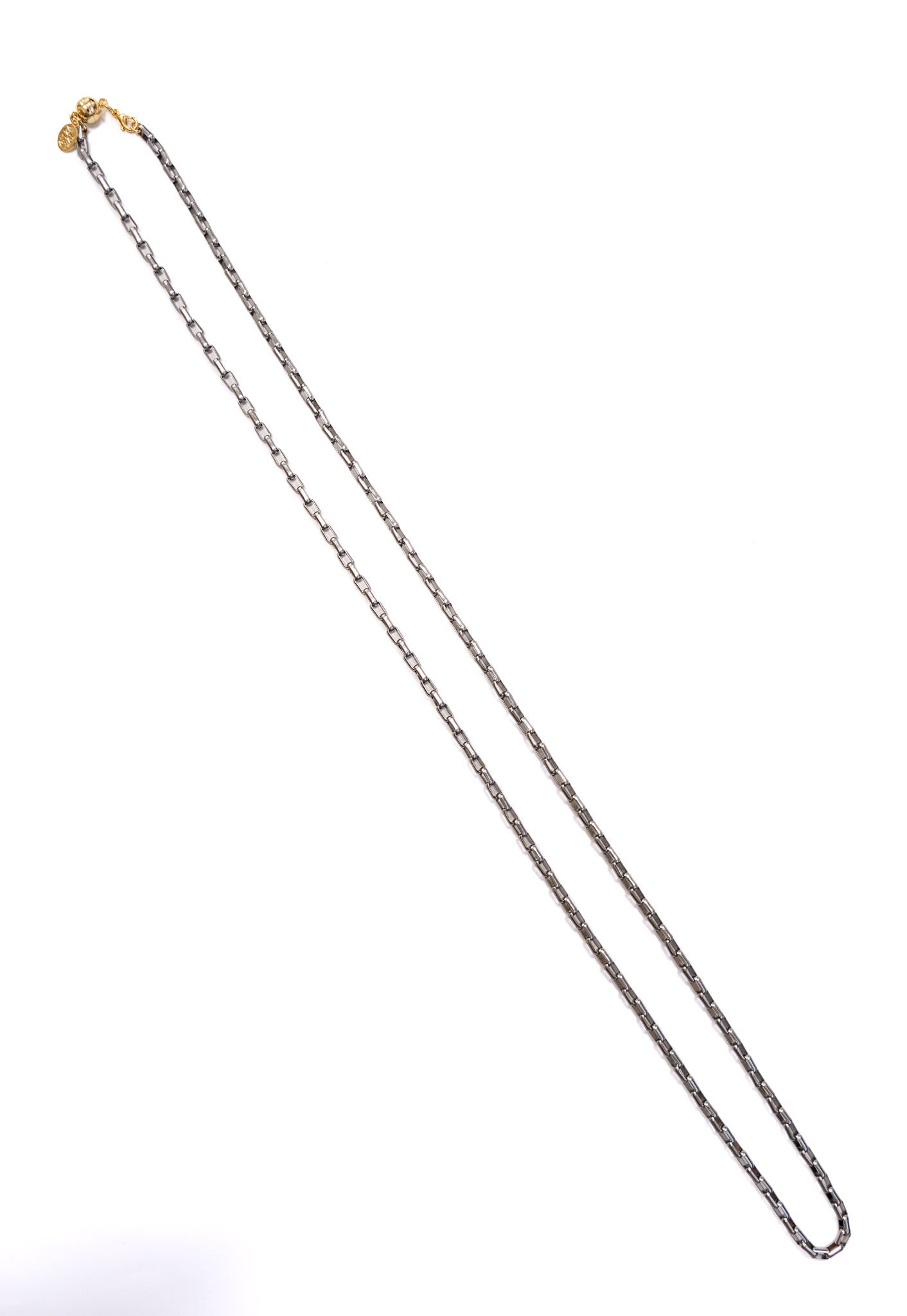 Mini Bari Necklace Long - Liquid Metallic Air