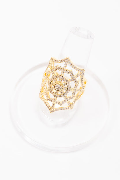 Glam Web Ring - 2 Colors!