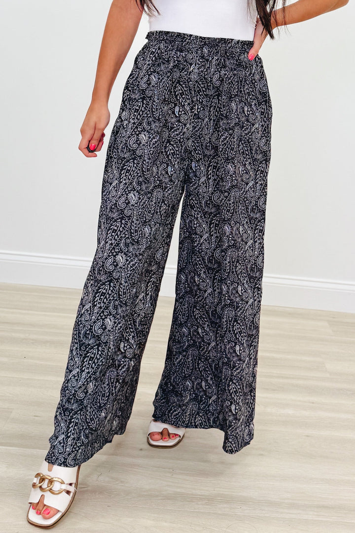 Timeless Twirl Pants - Navy