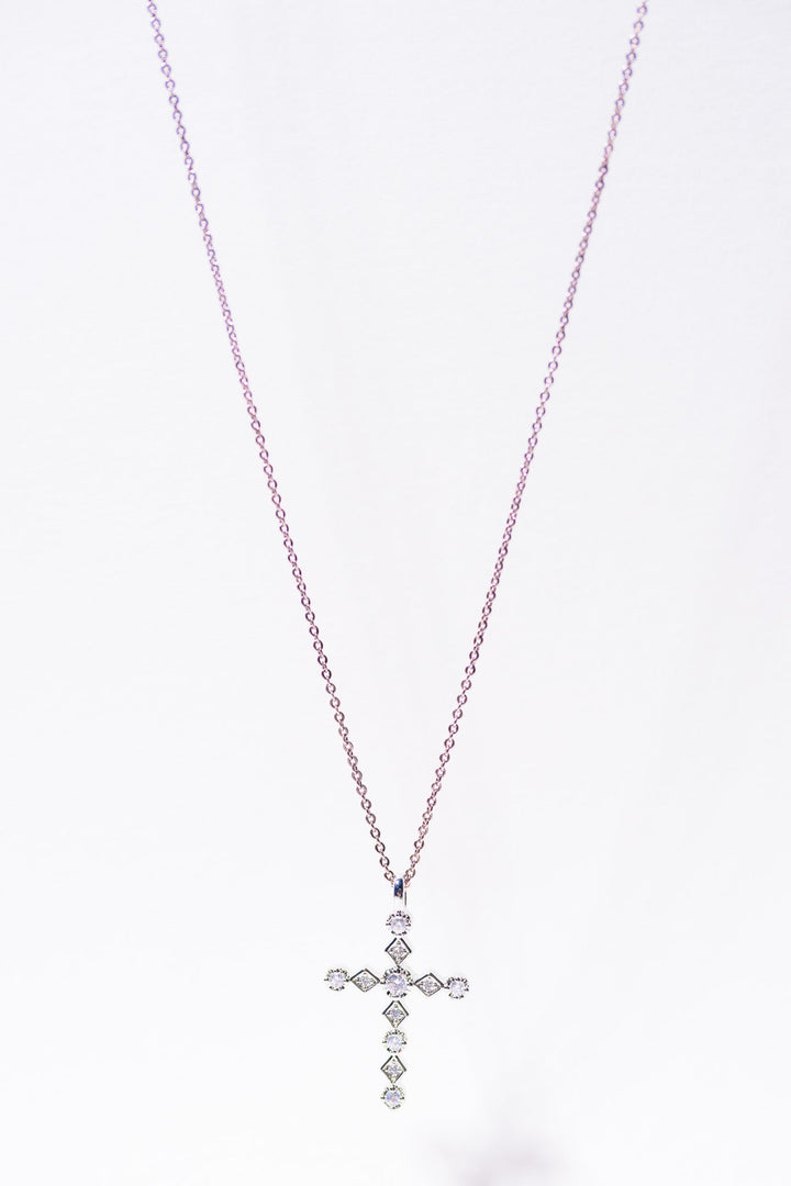 Alba Necklace - Moonshadow Silver