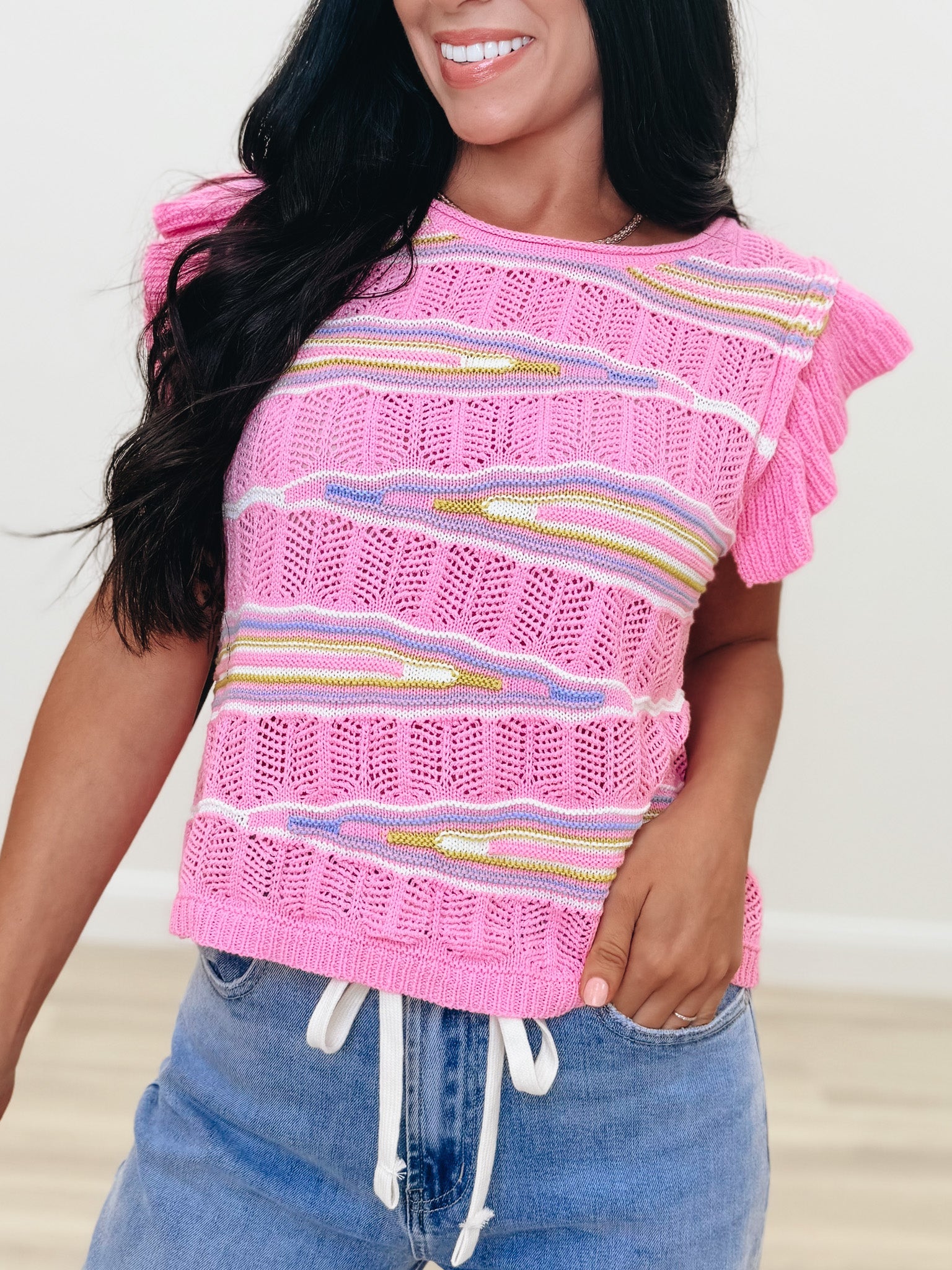Sweet Summer Love Sweater Top - 2 Colors!