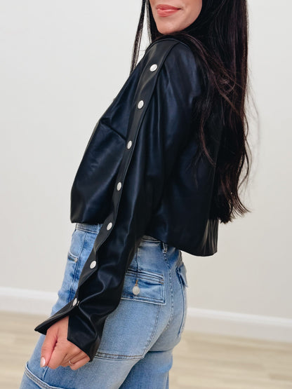 A Show For You Faux Leather Jacket