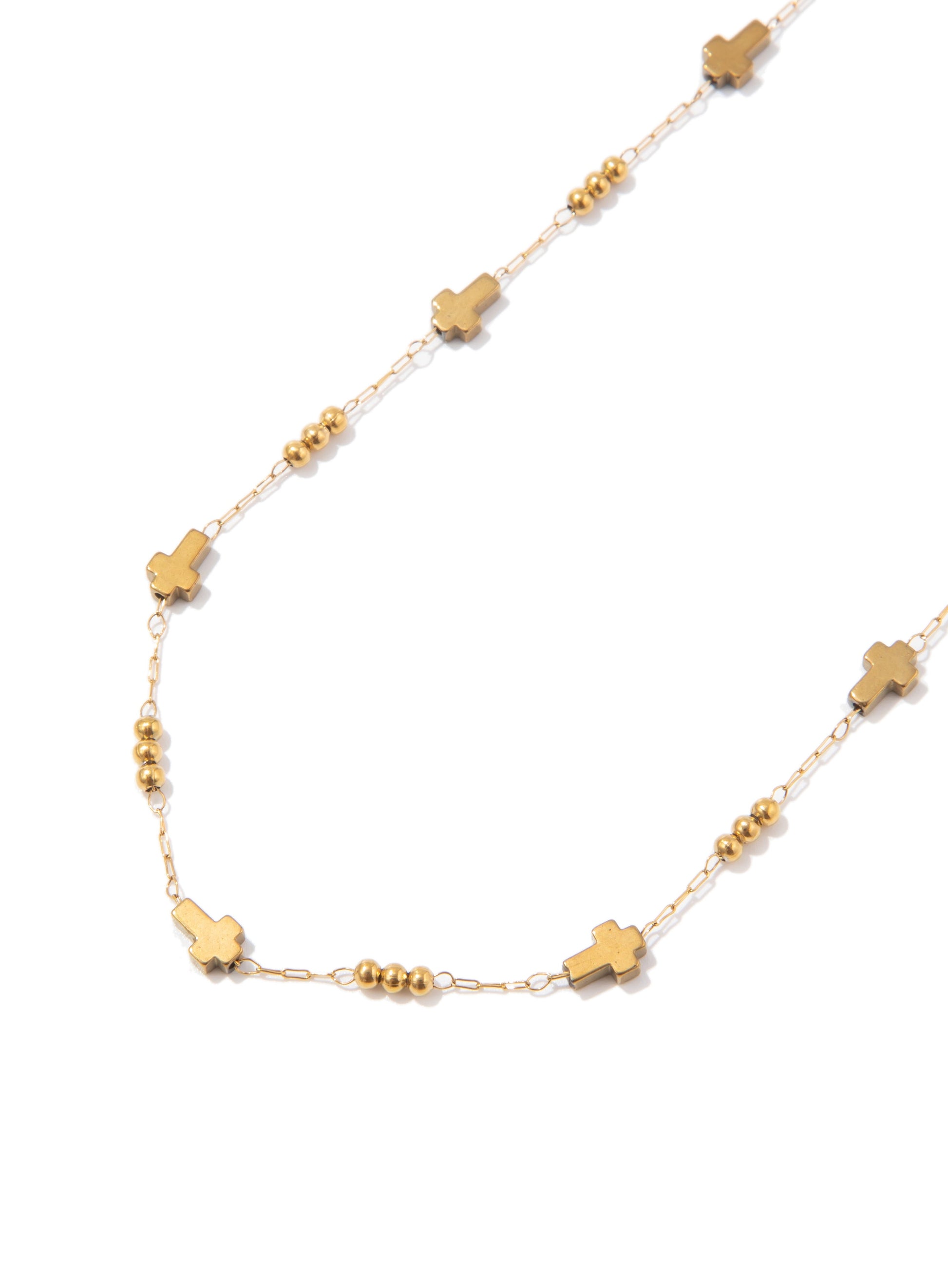 Crossing Line Necklace