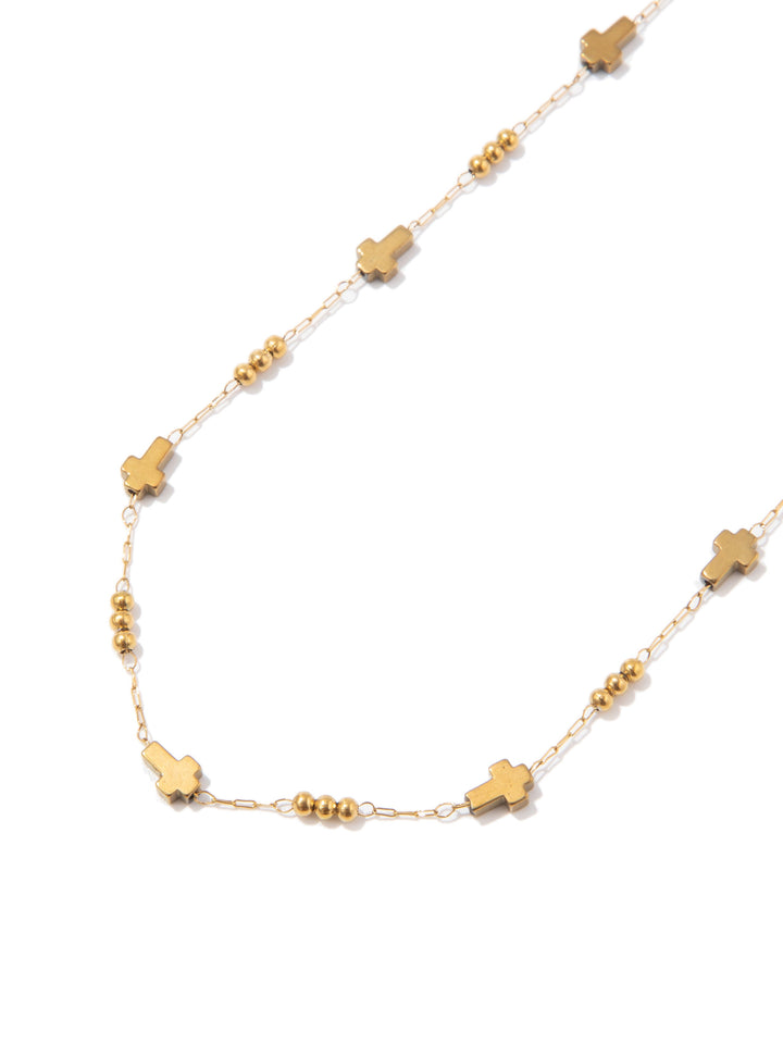Crossing Line Necklace