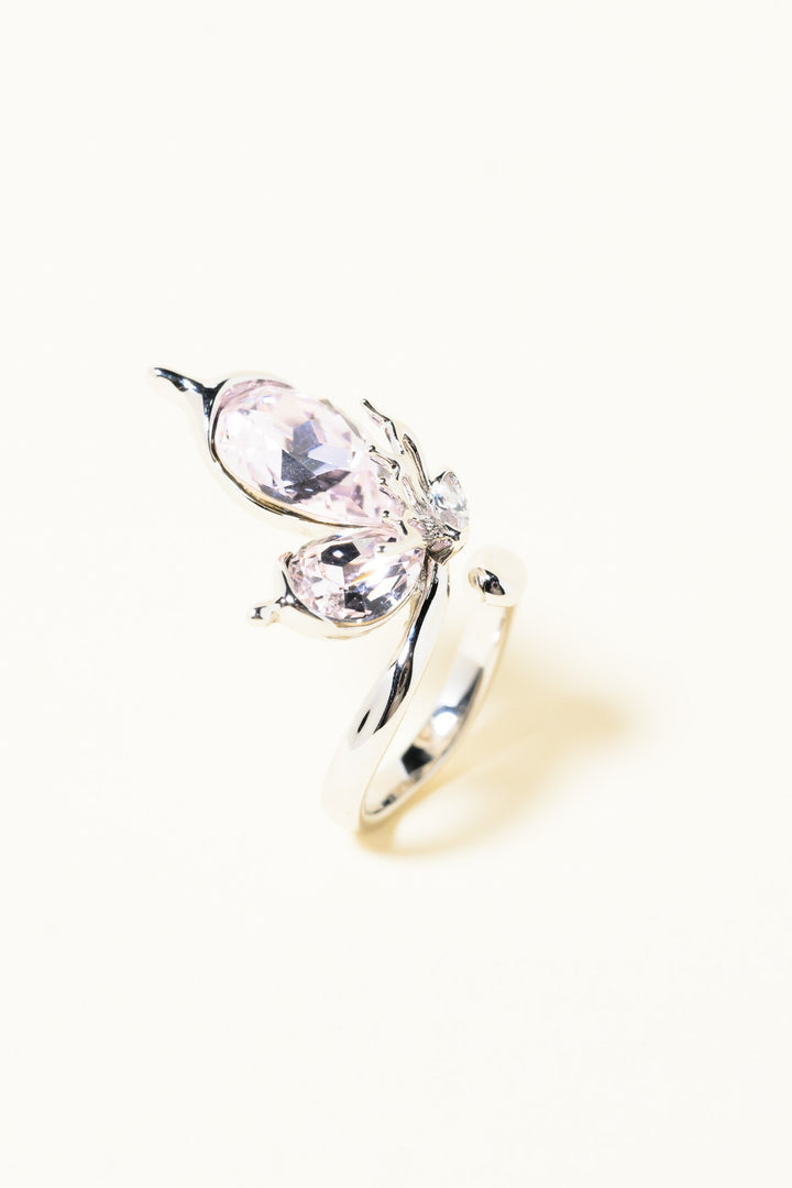 Midnight Ring - Silver Pink