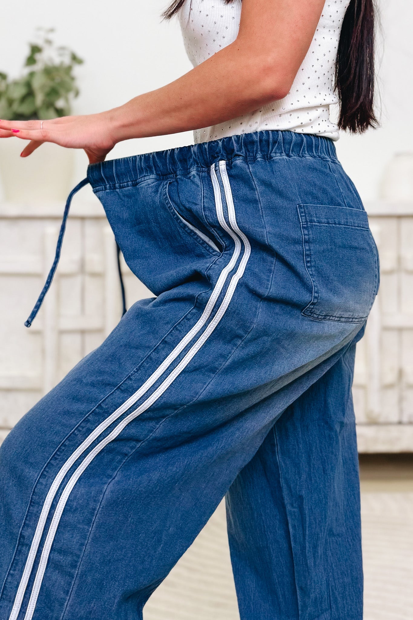 On Point Bow Pants - Off White