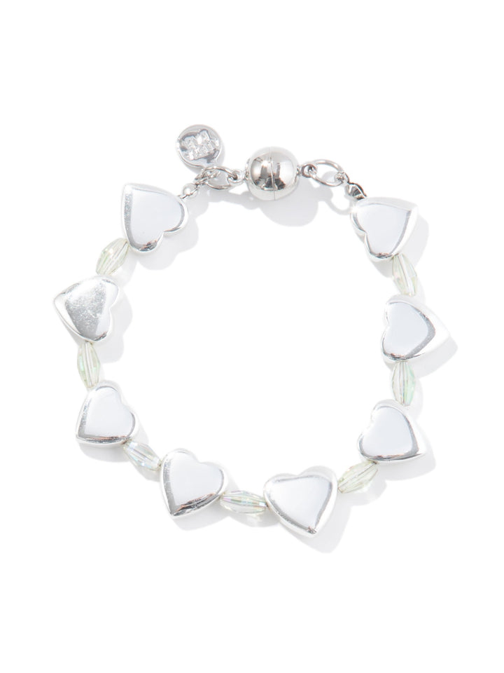 Hearts Of Light Bracelet - Liquid Metallic Pearl White