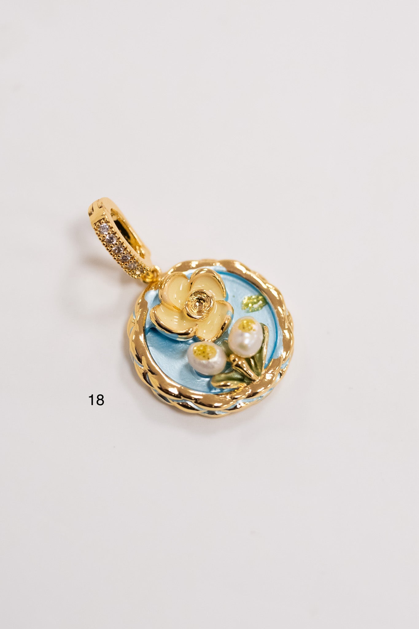 Garden Bloom Charm - Gold