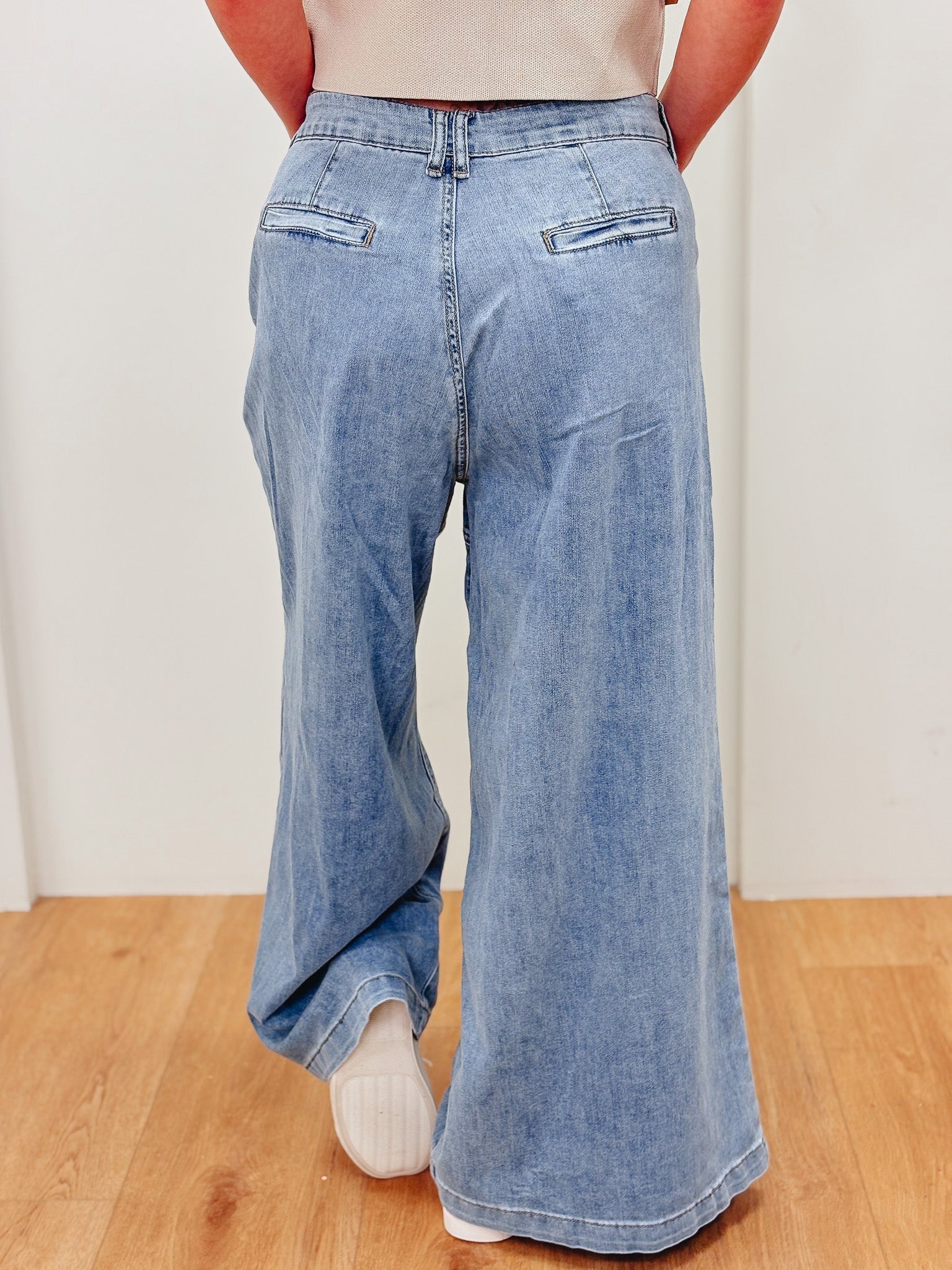 Simply Effortless By Miss Love - Mid Rise Flare Jeans