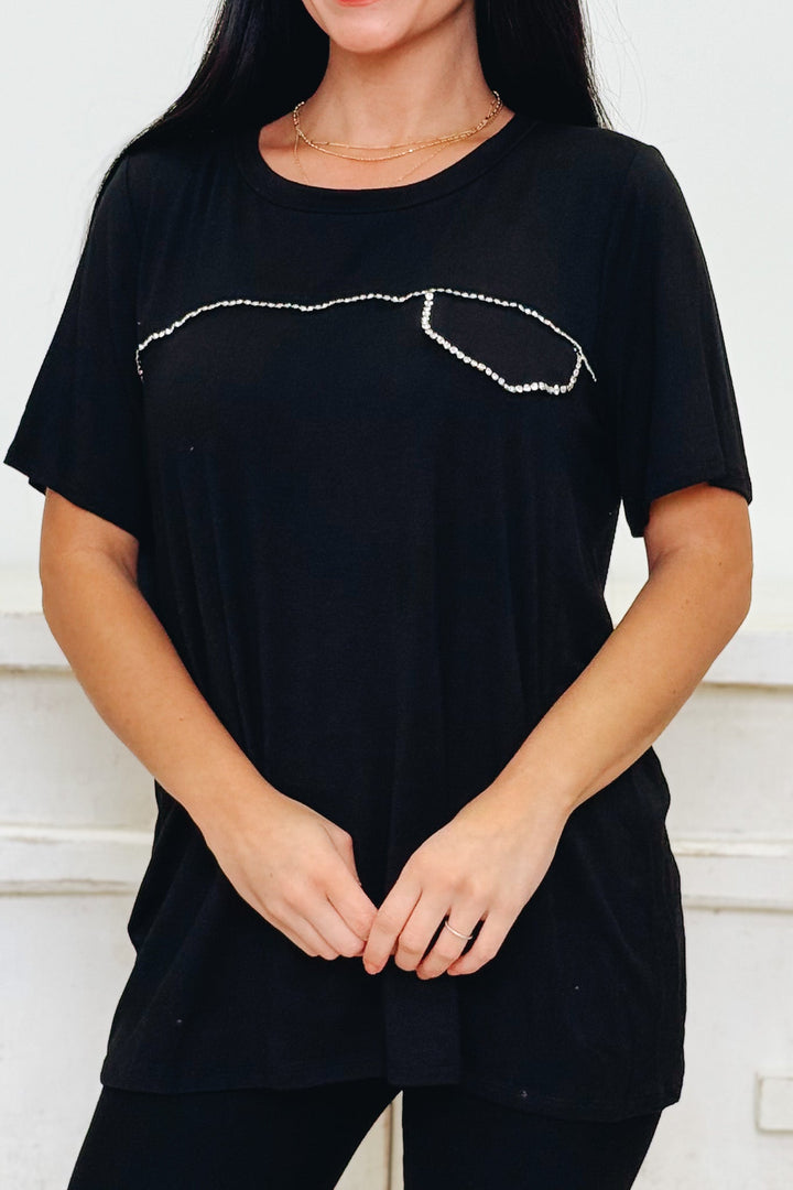 Pocketful Of Sparkle Top - 3 Colors !