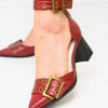 The Lux Pointed Heels - Red