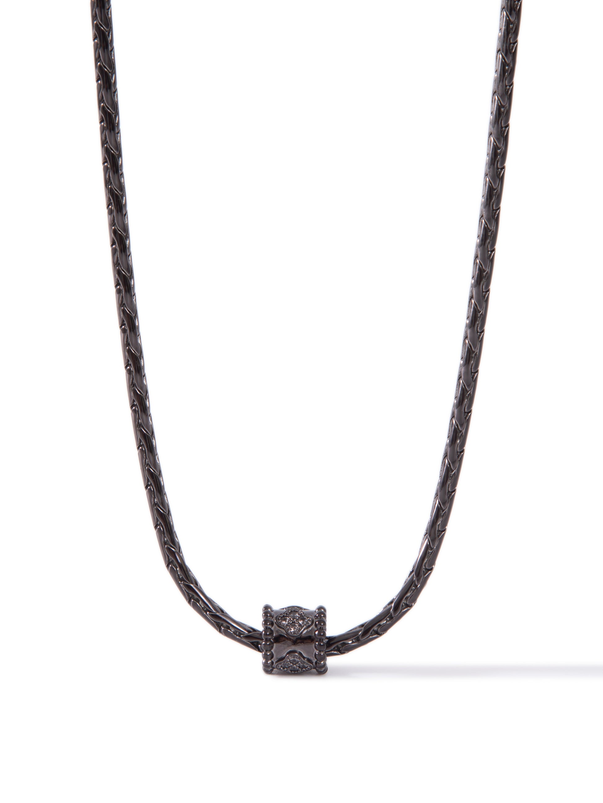 Louisa Necklace - Metallic Espresso