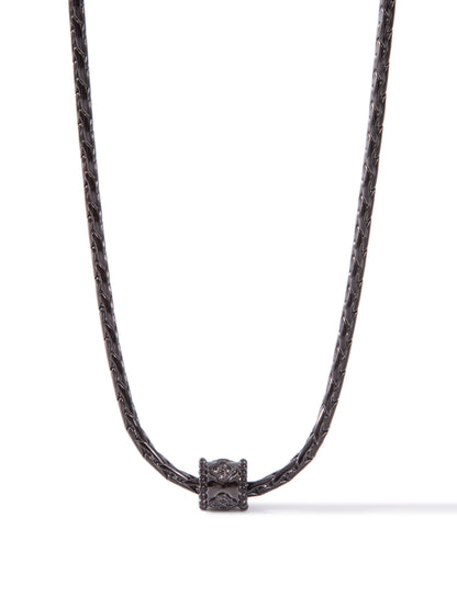Louisa Necklace - Metallic Espresso