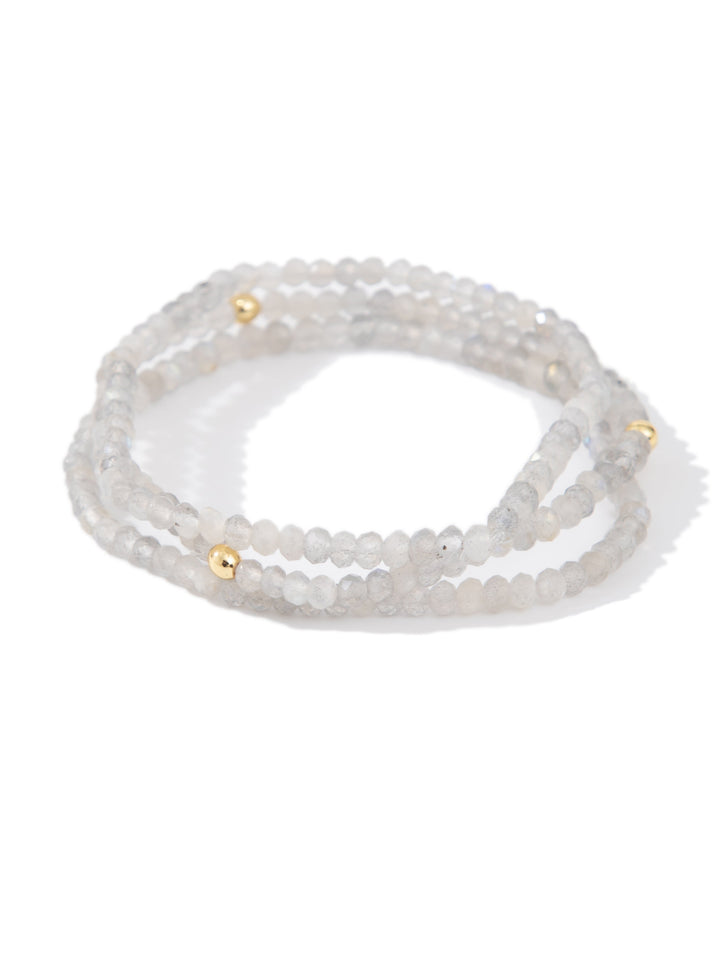 Sunday Morning Bracelet Set - Opal Smokey