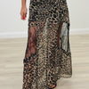 Lace In The Wild Leopard Maxi Skirt