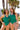 Hunter Green Backless One Piece Swimsuit
