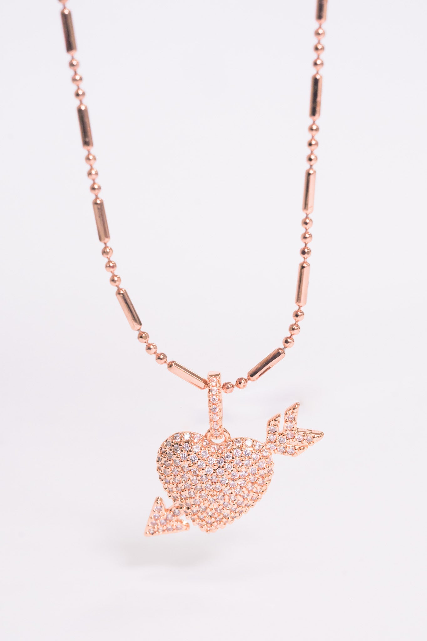 Forever Love Necklace - Rose Gold