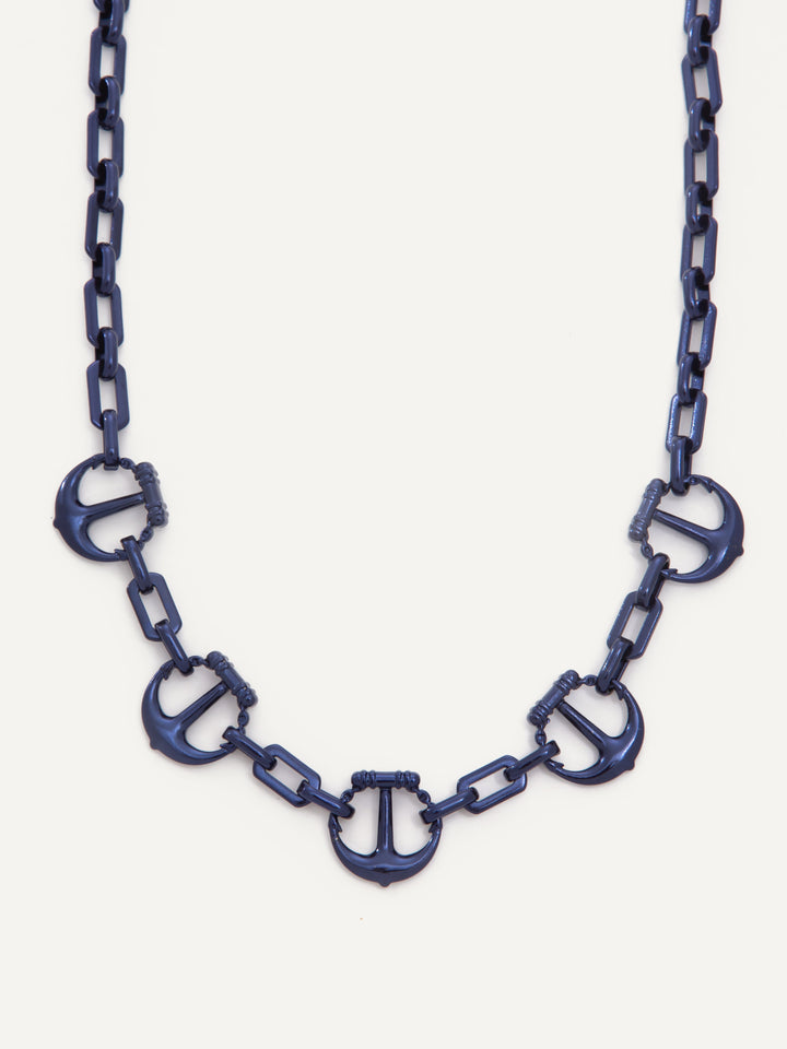 Sailing Necklace - Metallic Midnight