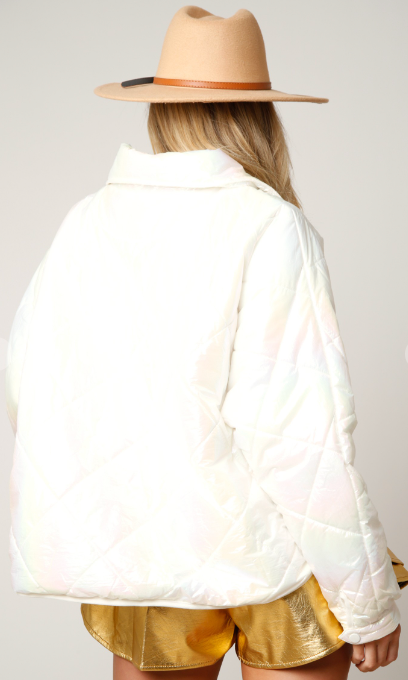 Keep It Coming Pearlescent Jacket
