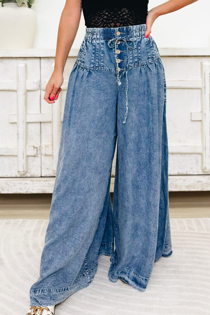 Back At It Pants - Denim