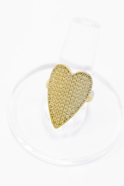 Priscilla Ring - Metallic Matcha