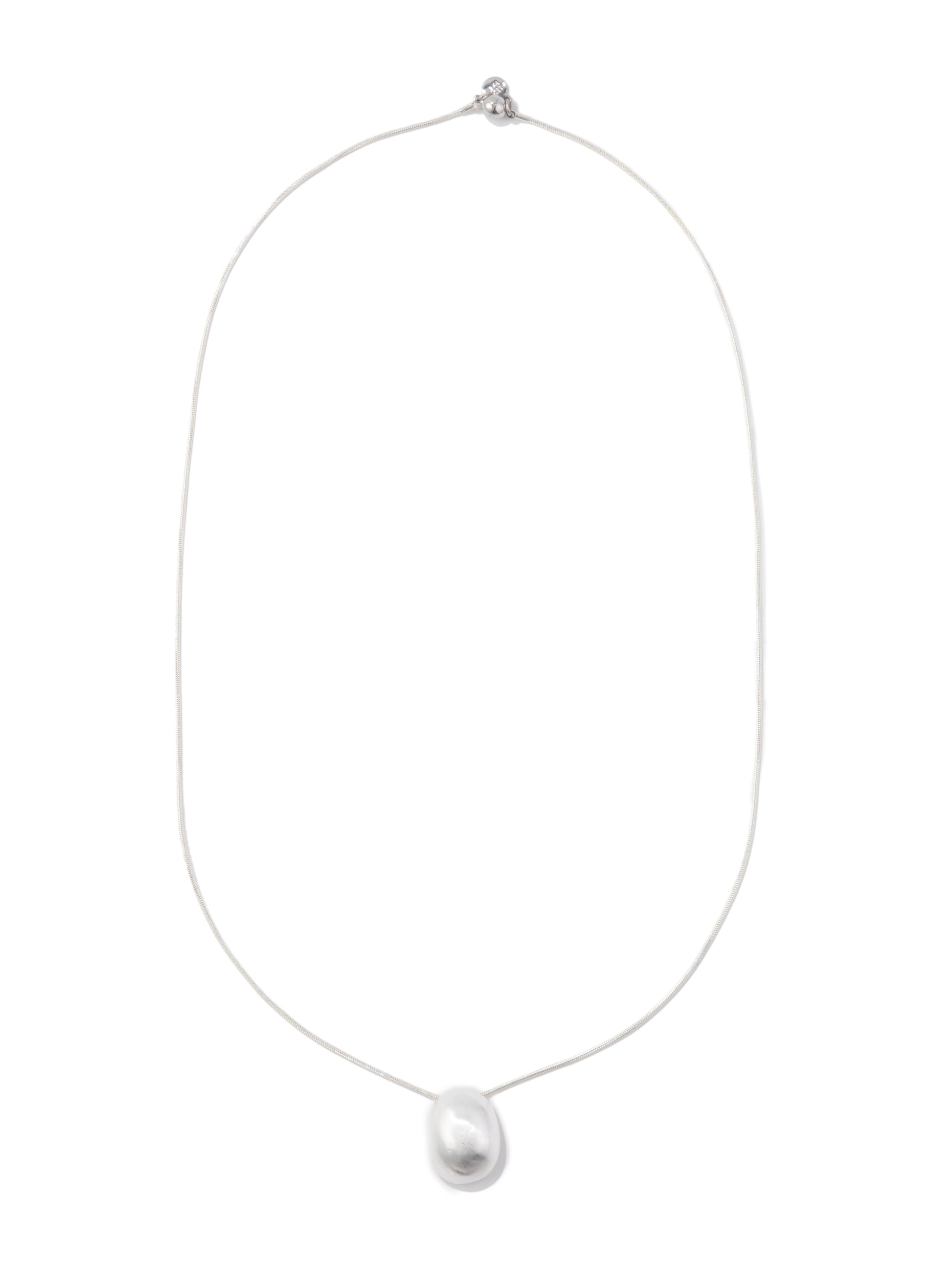 Take On Me Necklace - Liquid Metallic Pearl White