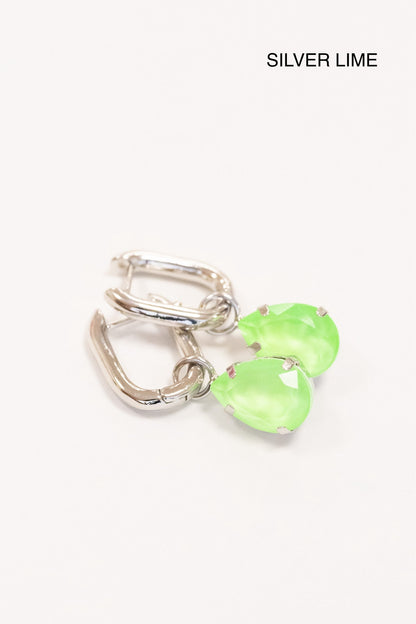 "BABE" Neon Crystal Earrings - Multiple Colors!