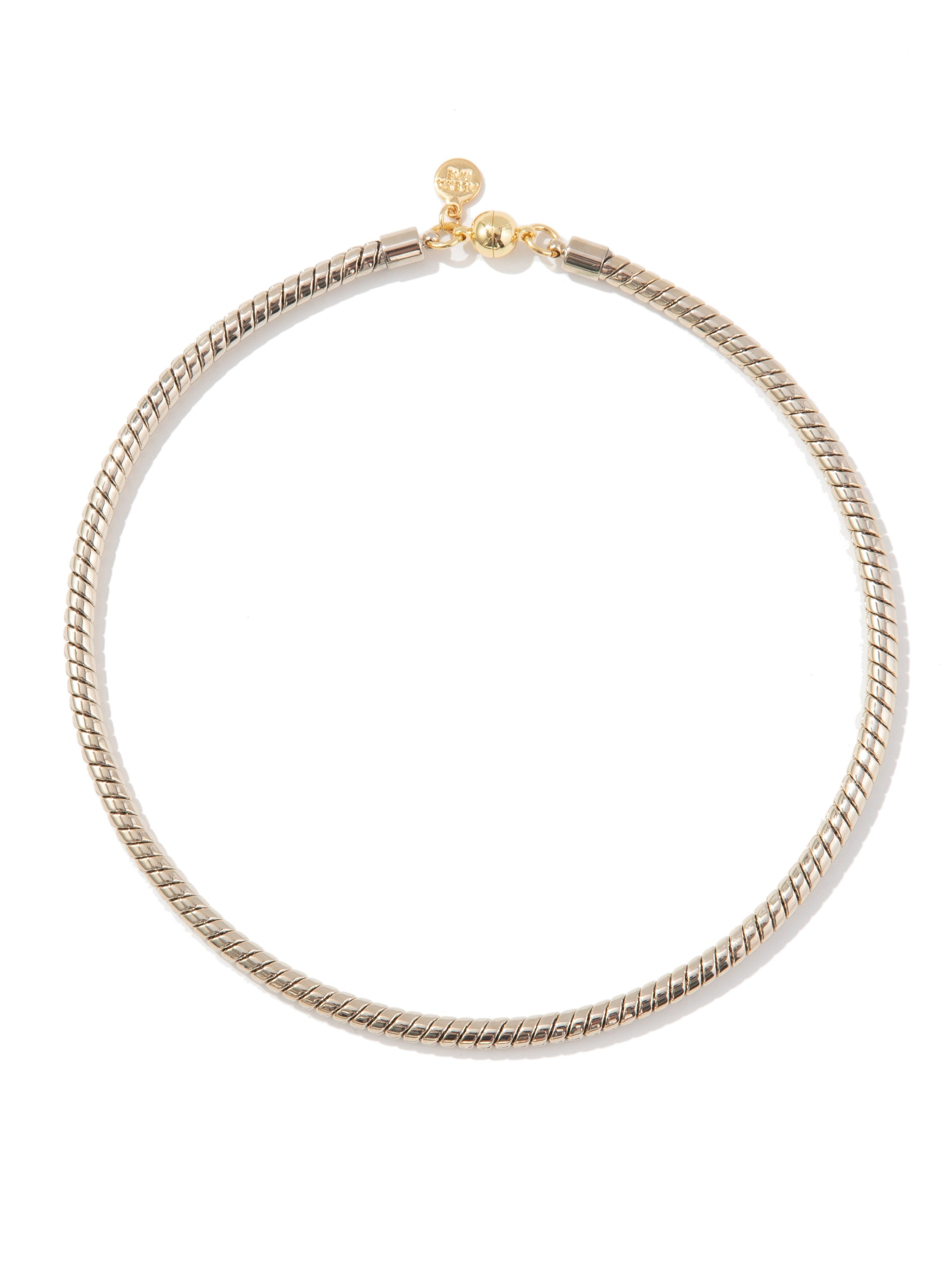 Molly Necklace - Metallic Linen