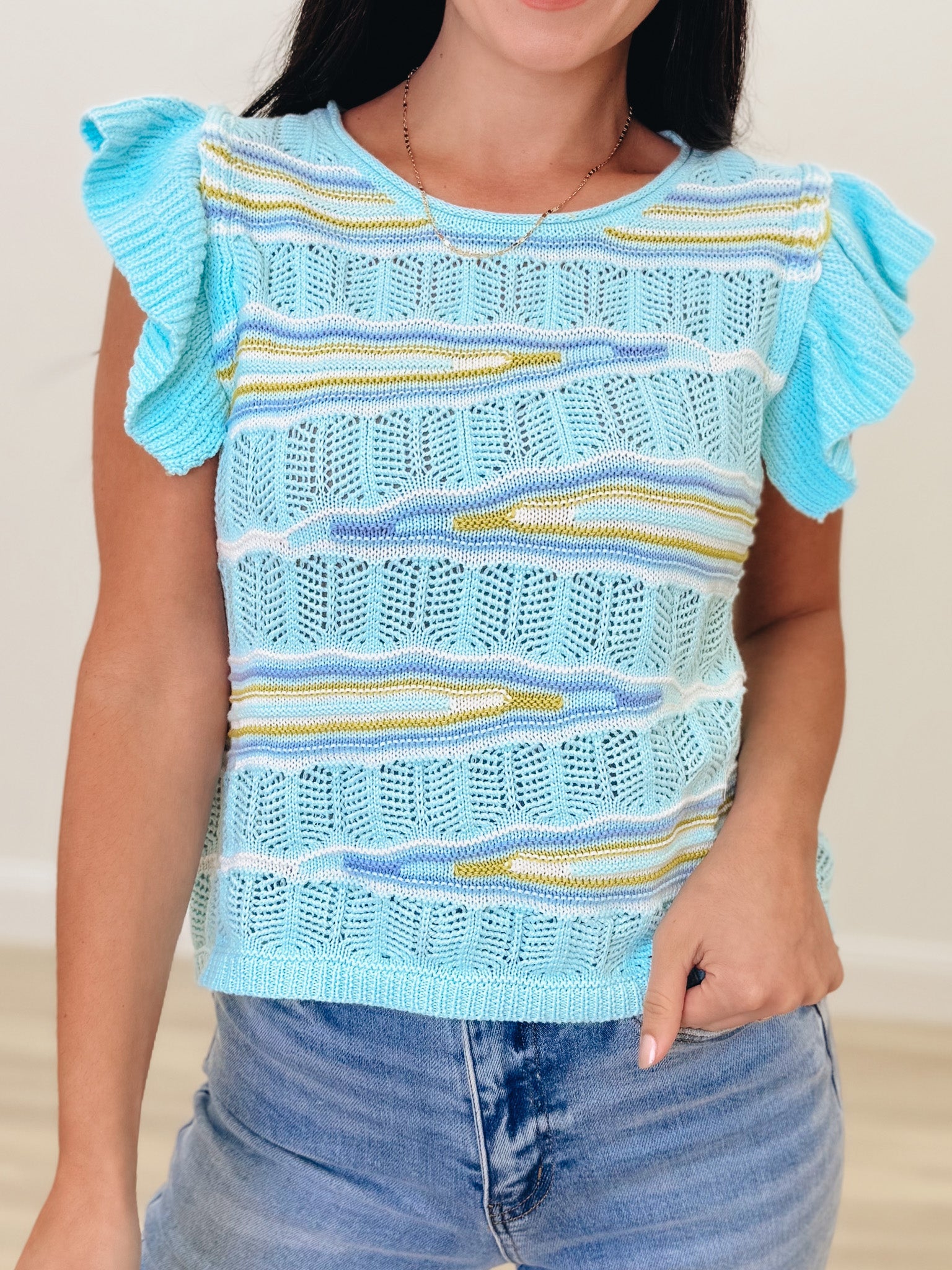 Sweet Summer Love Sweater Top - 2 Colors!