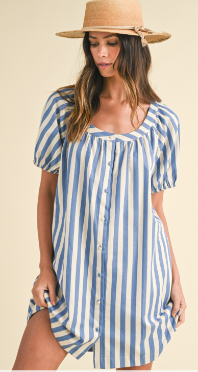 The Sunset Striped Dress