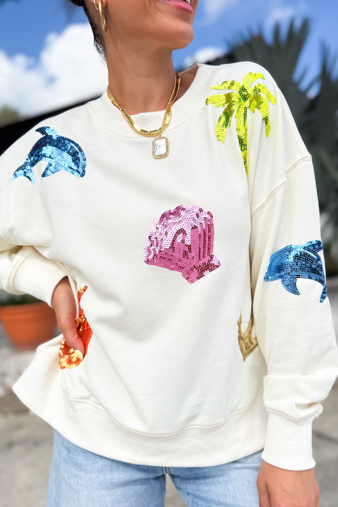 Ocean Bliss Pullover Top