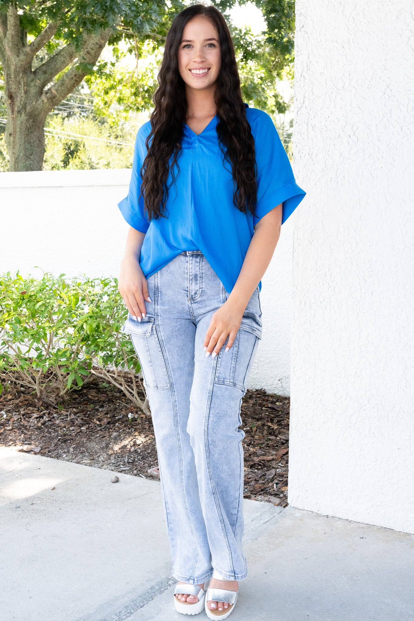 Risen Heartbreaker High Rise Straight Cargo Jeans