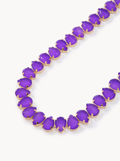 The BABE Neon Crystal Necklace - Multiple Colors!