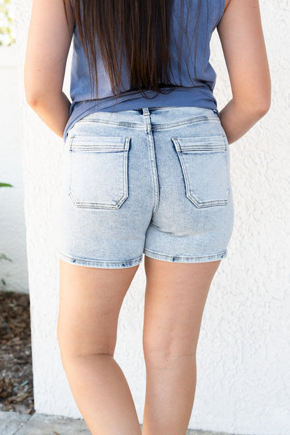 Risen Here Comes The Sun High Rise Cargo Shorts