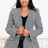 Check Yes Houndstooth Blazer - By Alexa Rae