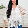 Chic & Trendy Crochet Top - 2 Colors!
